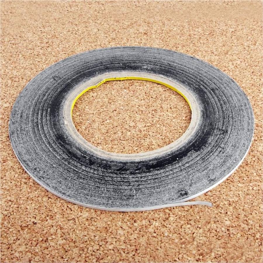 2mm Double Sided Adhesive Sticker Tape for iPhone / Samsung / HTC Mobile Phone Touch P ... (Black)