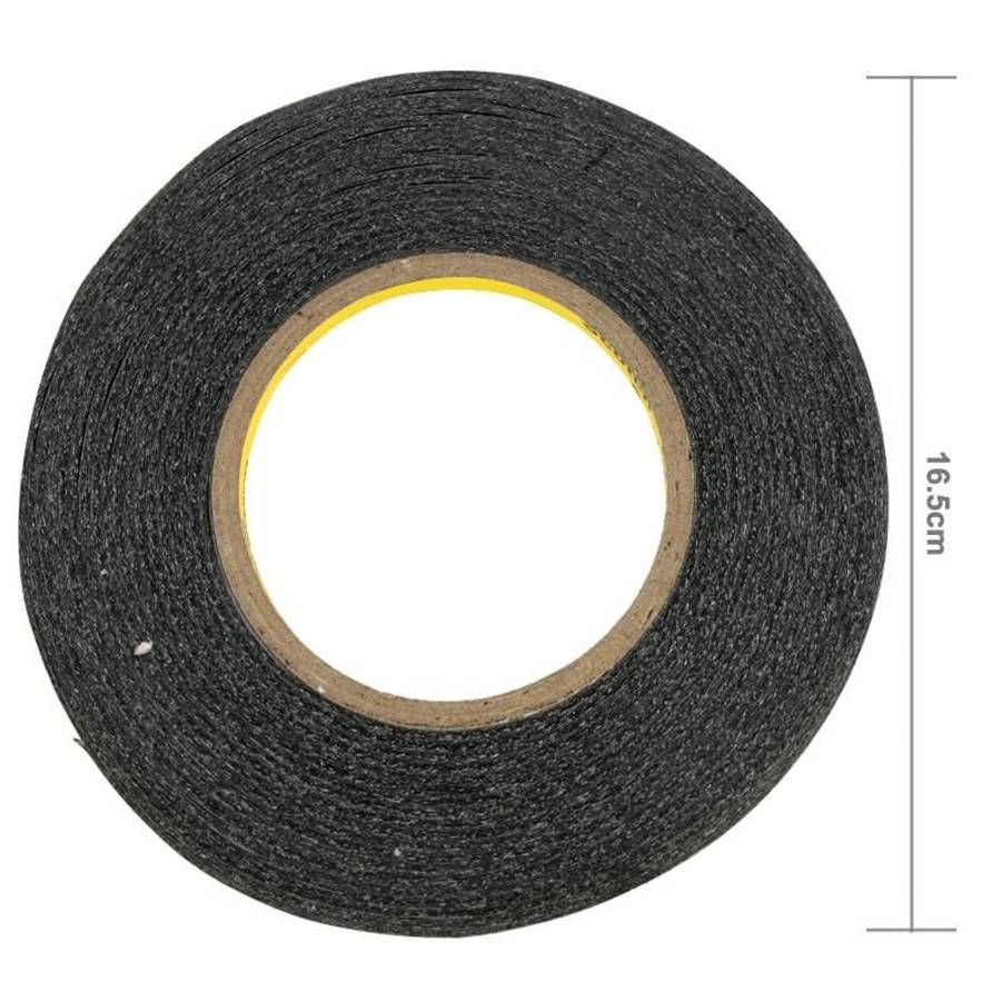 2mm Double Sided Adhesive Sticker Tape for iPhone / Samsung / HTC Mobile Phone Touch P ... (Black)