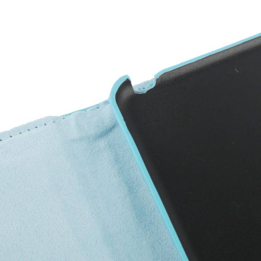 Litchi Texture 360 Degrees Rotation Leather Tablet Case with Holder for iPad Air / Air ... (Blue)