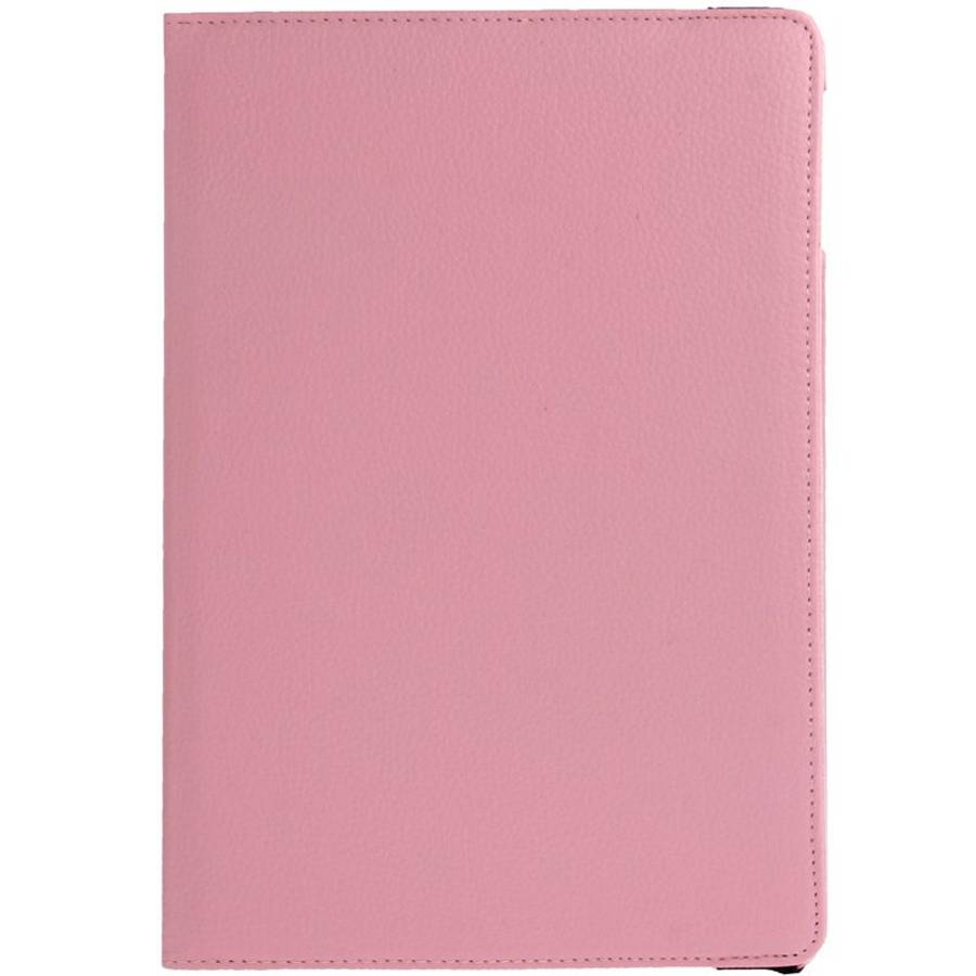 Litchi Texture 360 Degrees Rotation Leather Tablet Case with Holder for iPad Air / Air ... (Pink)