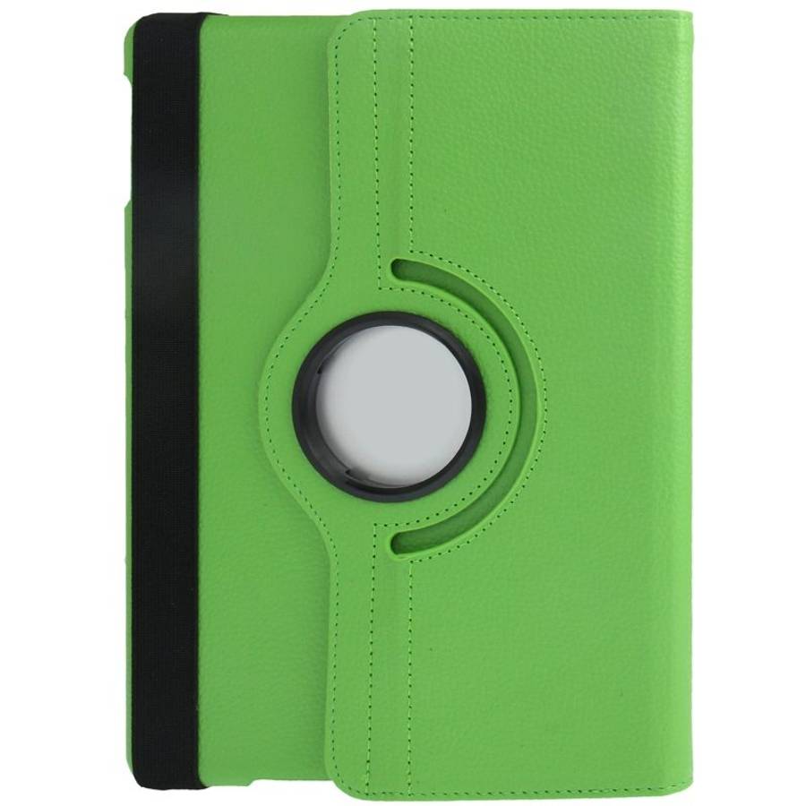 Litchi Texture 360 Degrees Rotation Leather Tablet Case with Holder for iPad Air / Air ... (Green)