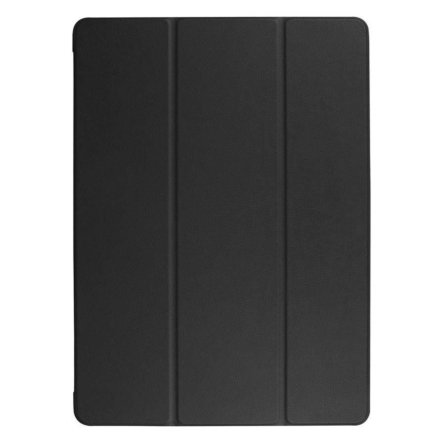 Custer Texture Horizontal Flip Smart Leather Case with 3-folding Holder & Sleep / Wake ... (Black)
