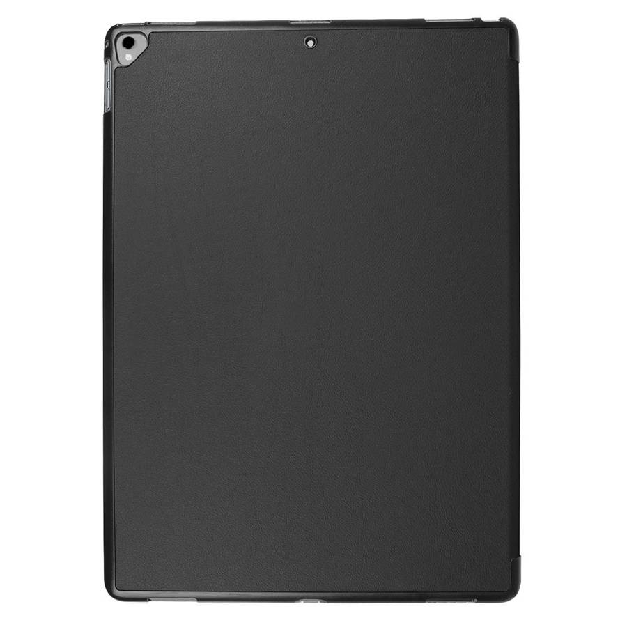 Custer Texture Horizontal Flip Smart Leather Case with 3-folding Holder & Sleep / Wake ... (Black)