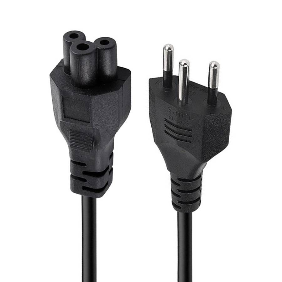 3 Prong Style Brazil Notebook AC Power Cord, Length: 1.2m ( OD5.5 )