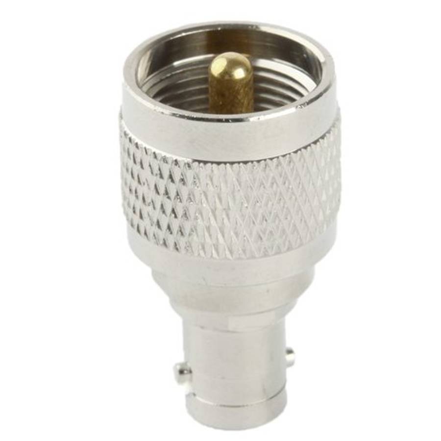 M Head Large Pin Male to BNC-K Adapter(Silver)