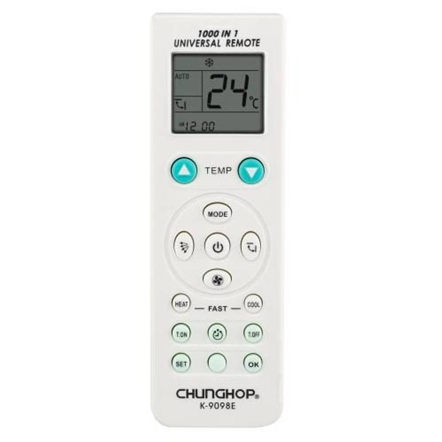 Chunghop Universal A/C Remote Control (K-9098E)(White)
