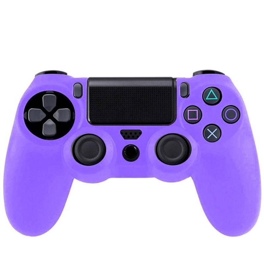 Flexible Silicone Protective Case for Sony PS4 Game Controller, Random Color Delivery