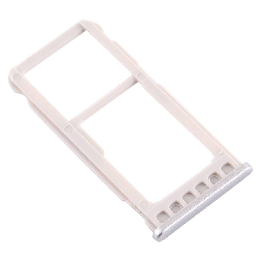SIM Card Tray + SIM Card Tray / Micro SD Card Tray for Nokia 5.1 Plus / X5 TA-1102 TA ... (Silver)