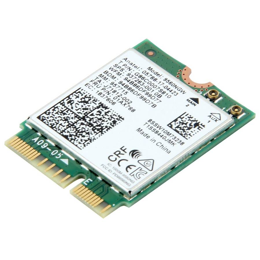 9560NGW Dual Band 1.73Gbps Wireless for Intel 9560ac NGFF Key E Wifi Card 8020.11ac Bluetooth 5.0