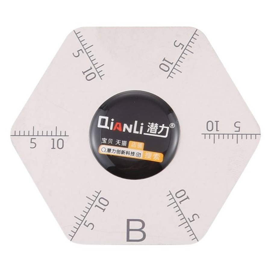 Qianli Hexagram Shape Pry Opening Tool With Scales