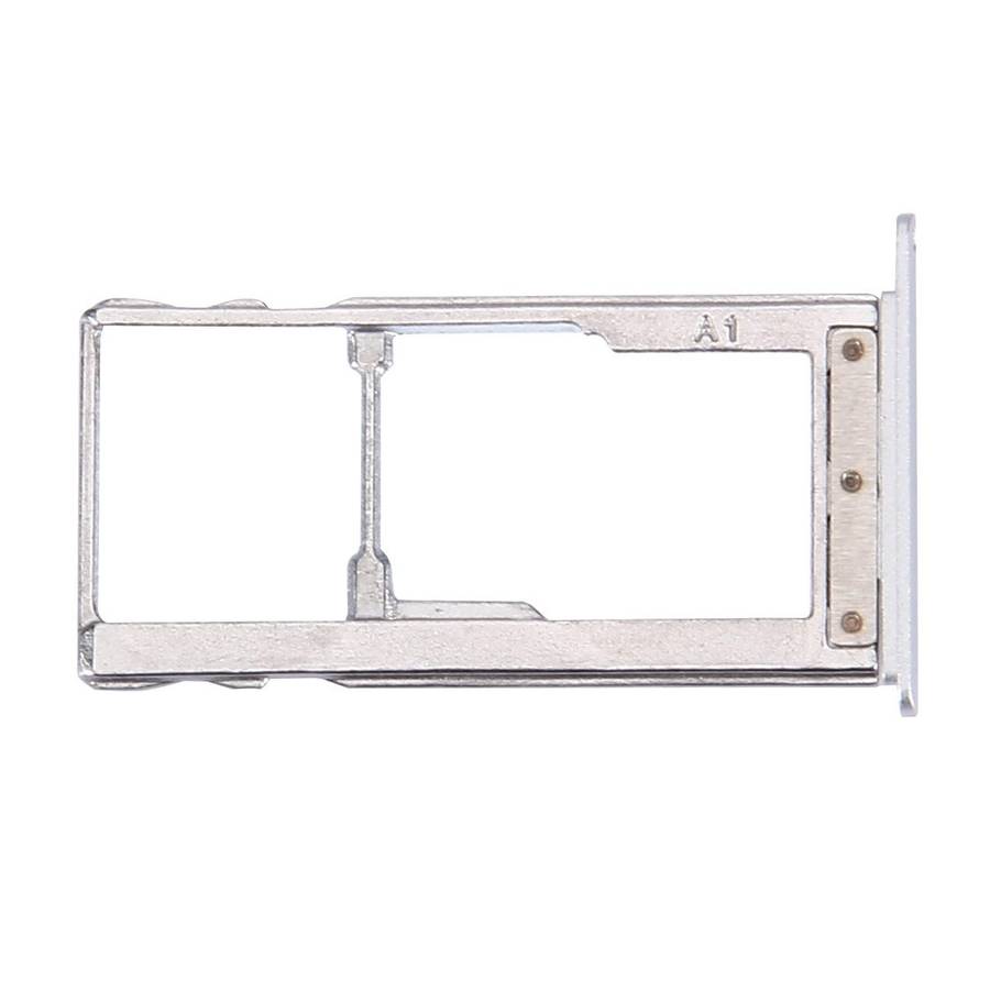 For Meizu Pro 5 SIM + SIM / Micro SD Card Tray (Silver)