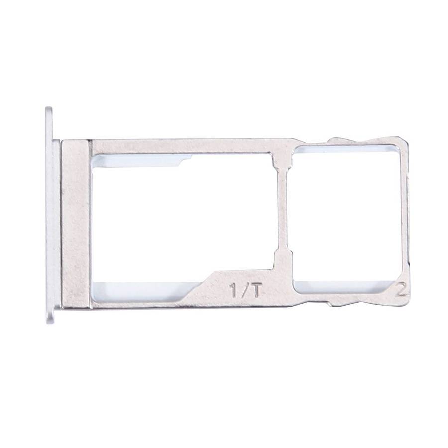 For Meizu Pro 5 SIM + SIM / Micro SD Card Tray (Silver)