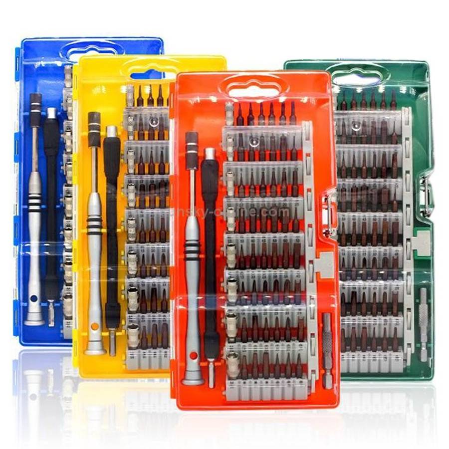 60 in 1 S2 Tool Steel Precision Screwdriver Nutdriver Bit Repair Tools Kit(Blue)
