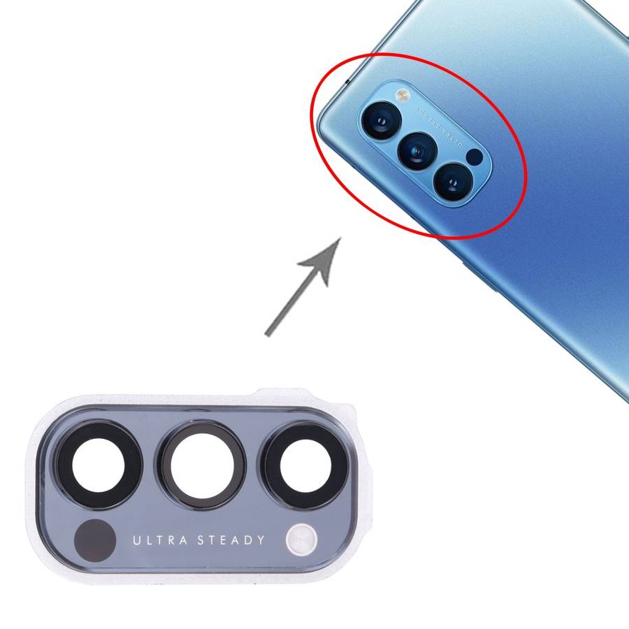 For OPPO Reno4 Pro 5G PDNM00, PDNT00, CPH2089 Camera Lens Cover (Black)