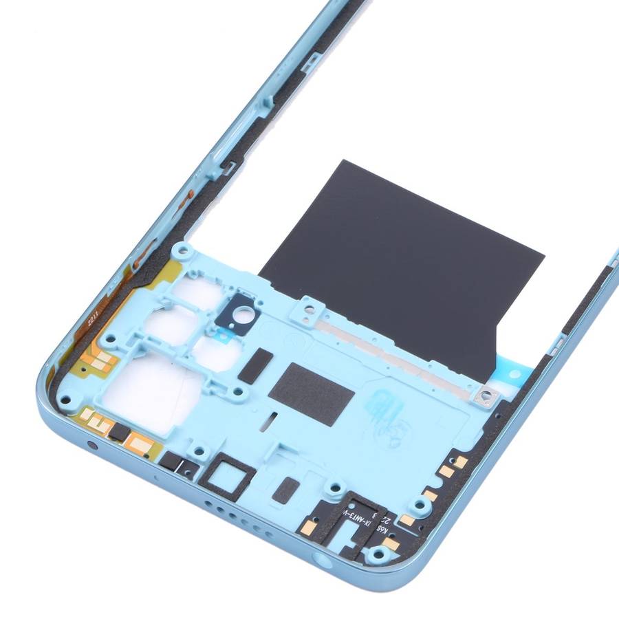Original Middle Frame Bezel Plate for Xiaomi Redmi Note 11 Pro 4G 2201116TG 2201116TI(Baby Blue)