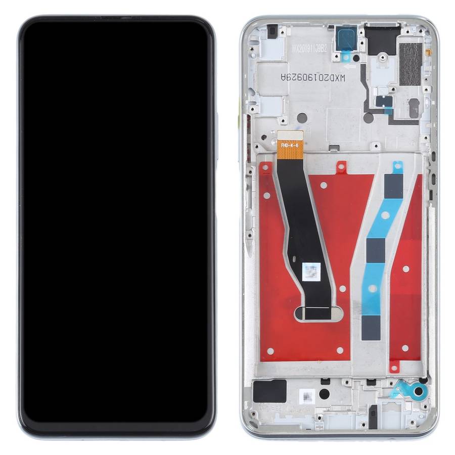 Original LCD Screen For Honor 9X Pro / Huawei Y9s Digitizer Full Assembly with Frame (Silver)