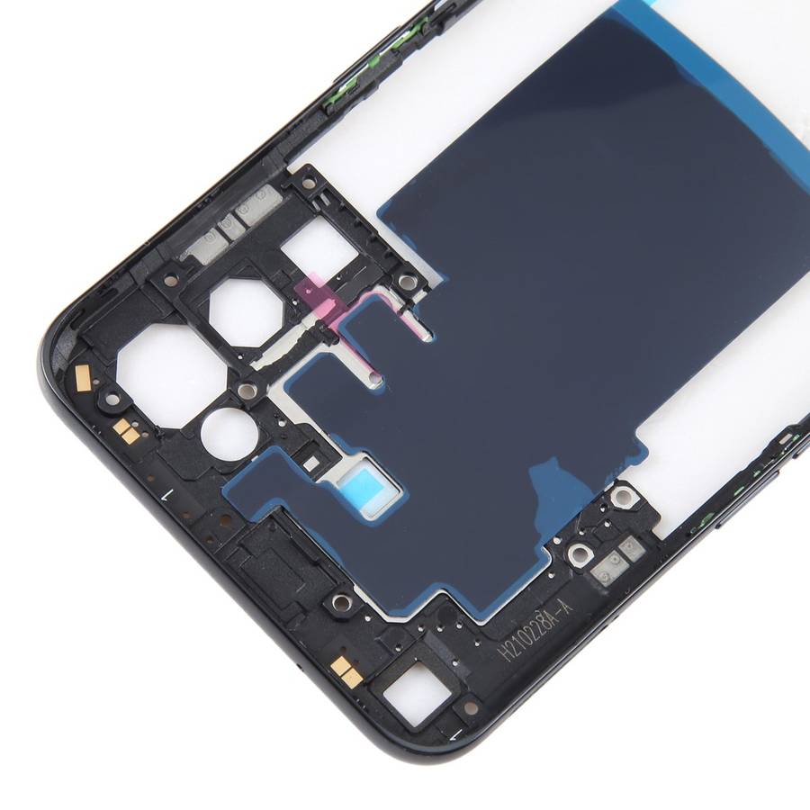 For OPPO Reno5 5G Original Middle Frame Bezel Plate (Black)