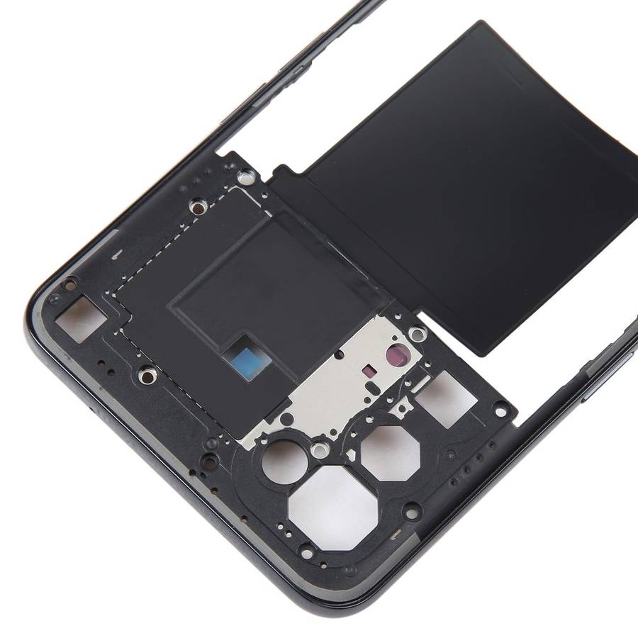 For OPPO Reno5 5G Original Middle Frame Bezel Plate (Black)