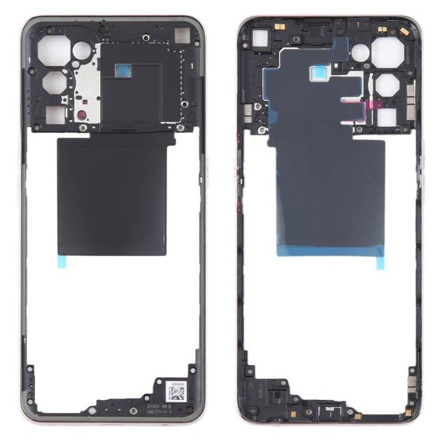 For OPPO Reno5 5G Original Middle Frame Bezel Plate (Gold)