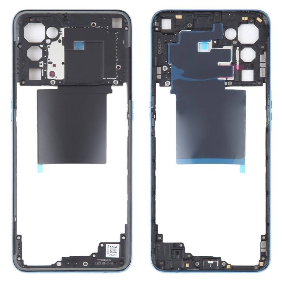 For OPPO Reno5 5G Original Middle Frame Bezel Plate (Blue)