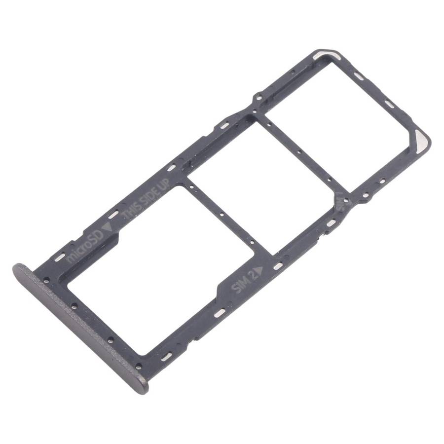 For Nokia C32 Original SIM Card Tray + SIM Card Tray + Micro SD Card Tray (Black)