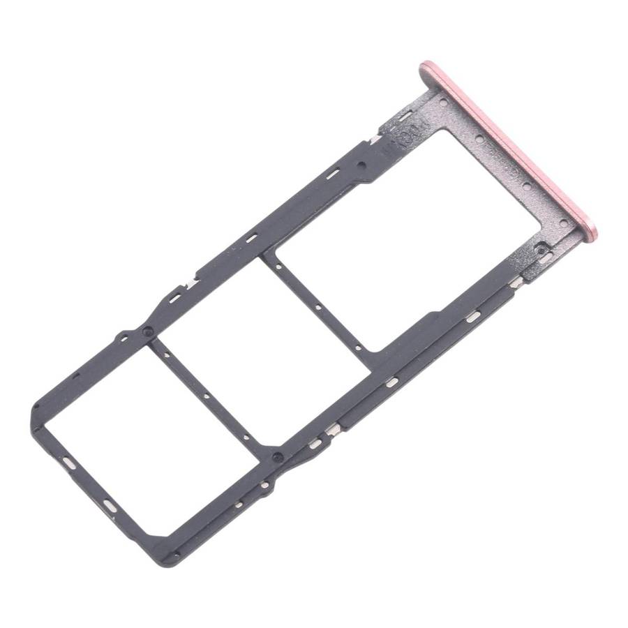 For Nokia C32 Original SIM Card Tray + SIM Card Tray + Micro SD Card Tray (Pink)