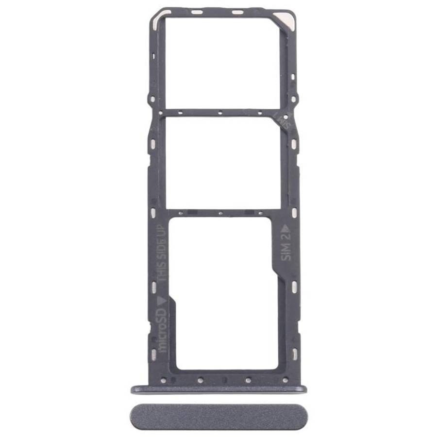 For Nokia C32 Original SIM Card Tray + SIM Card Tray + Micro SD Card Tray (Blue)
