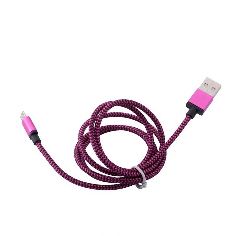 1m Woven Style Micro USB to USB 2.0 Data / Charger Cable
