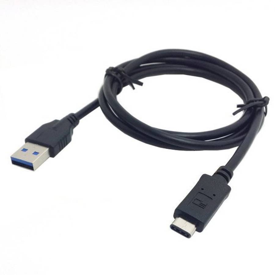 1m USB 3.1 Type-C Male to USB 3.0 Type A Male Data Cable(Black)