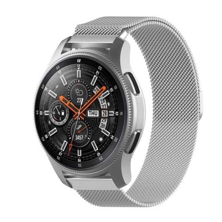 18mm Milan Stainless Steel Mesh Watch Band(Silver)