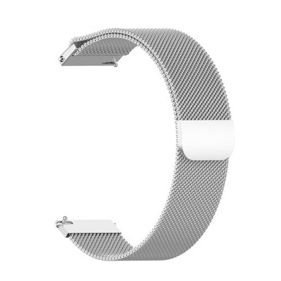 18mm Milan Stainless Steel Mesh Watch Band(Silver)