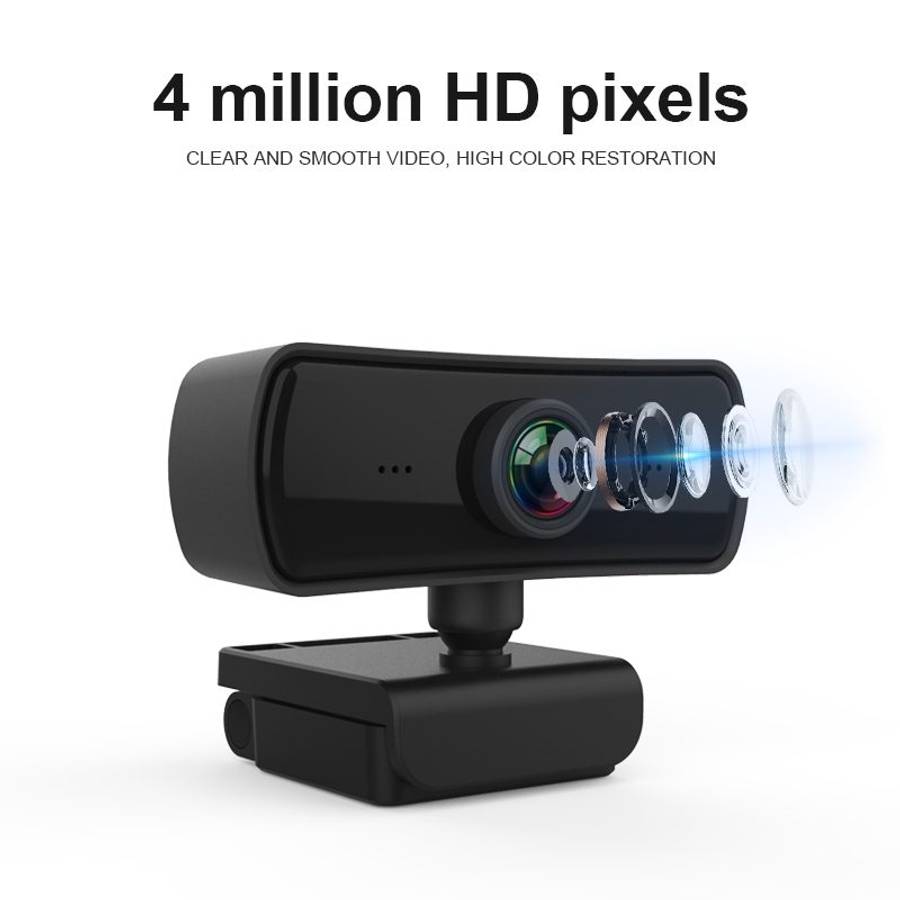 C3 400W Pixels 2K Resolution Auto Focus HD 1080P Webcam 360 Rotation For Live Broadcast Video Conf