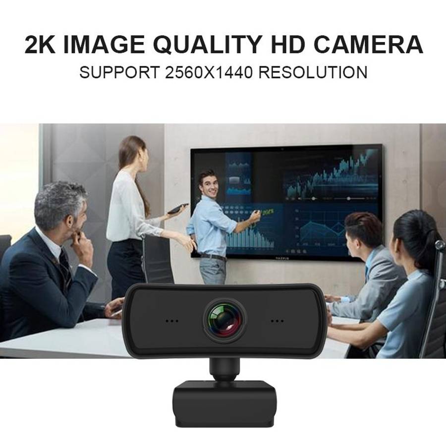 C3 400W Pixels 2K Resolution Auto Focus HD 1080P Webcam 360 Rotation For Live Broadcast Video Conf