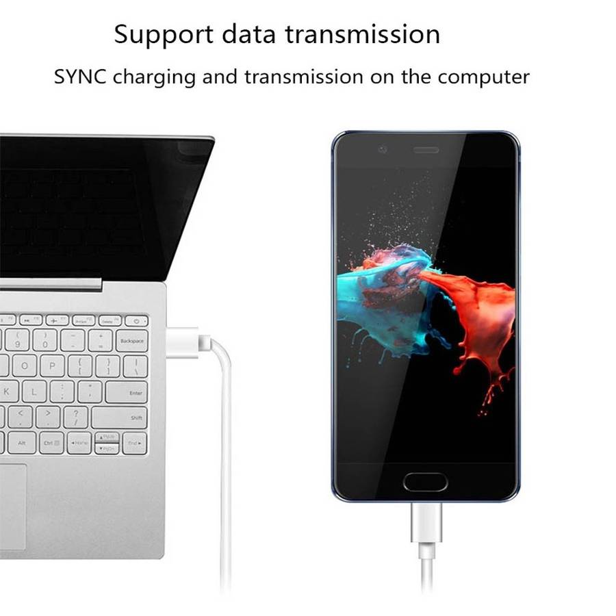 5A USB to USB-C / Type-C Flash Charging Data Cable, Cable Length: 2m