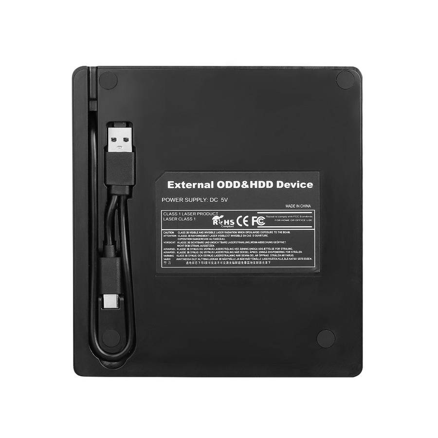 USB 3.0 Type-C DVD Player CD Burner ROM +/-RW Optical Reader Writer