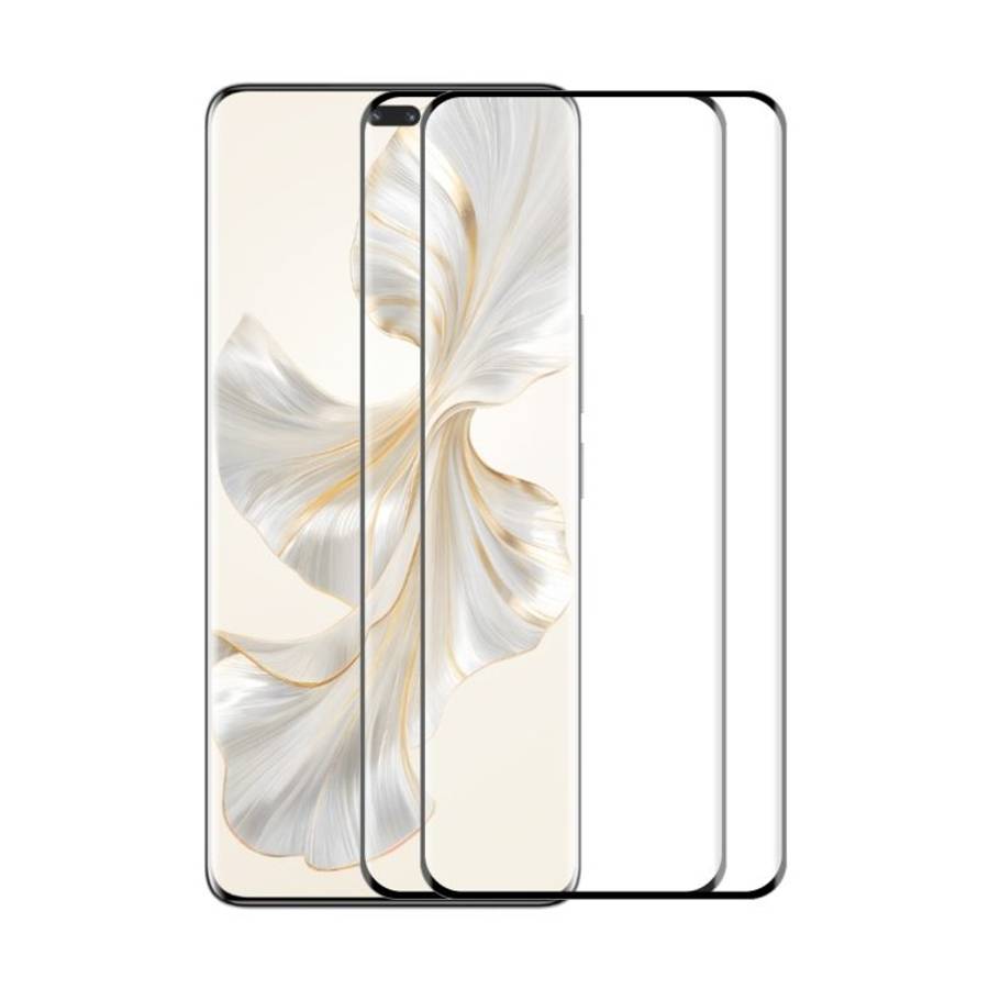For Honor 100 Pro 2pcs ENKAY Hat-Prince Hot Bending Full Coverage Side Glue Tempered Glass Film