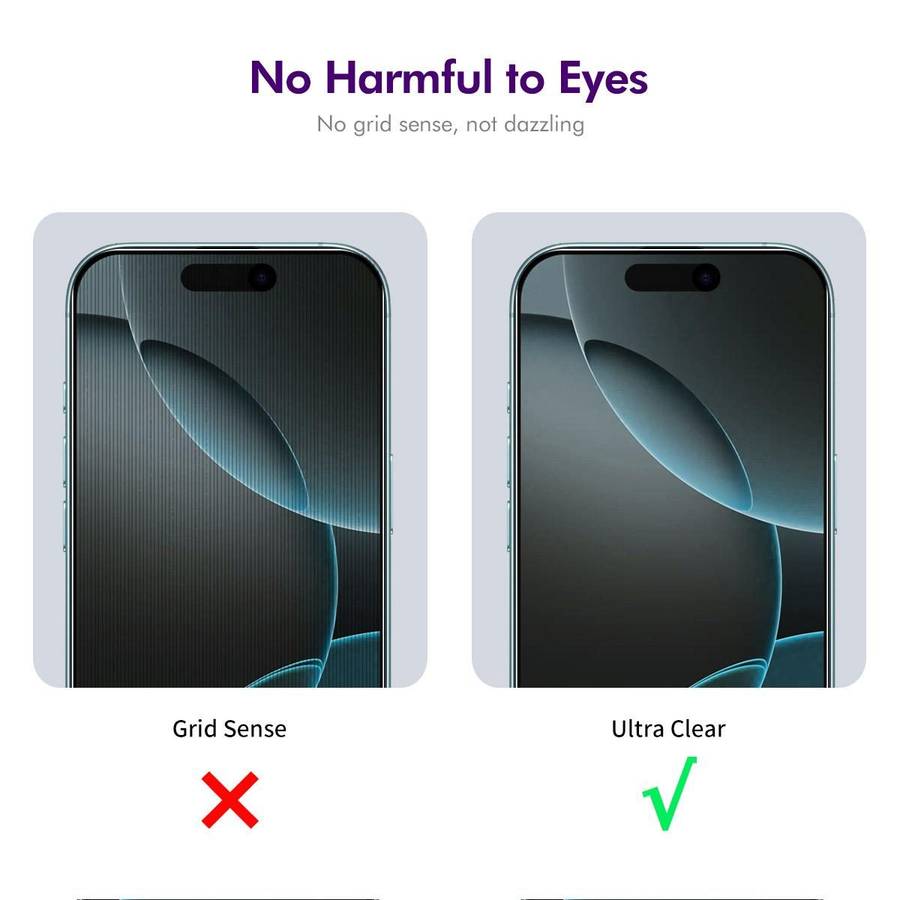 For iPhone 17 Pro Max 2pcs ENKAY Hat-Prince 28 Anti-peeping Tempered Glass Protector Full Screen