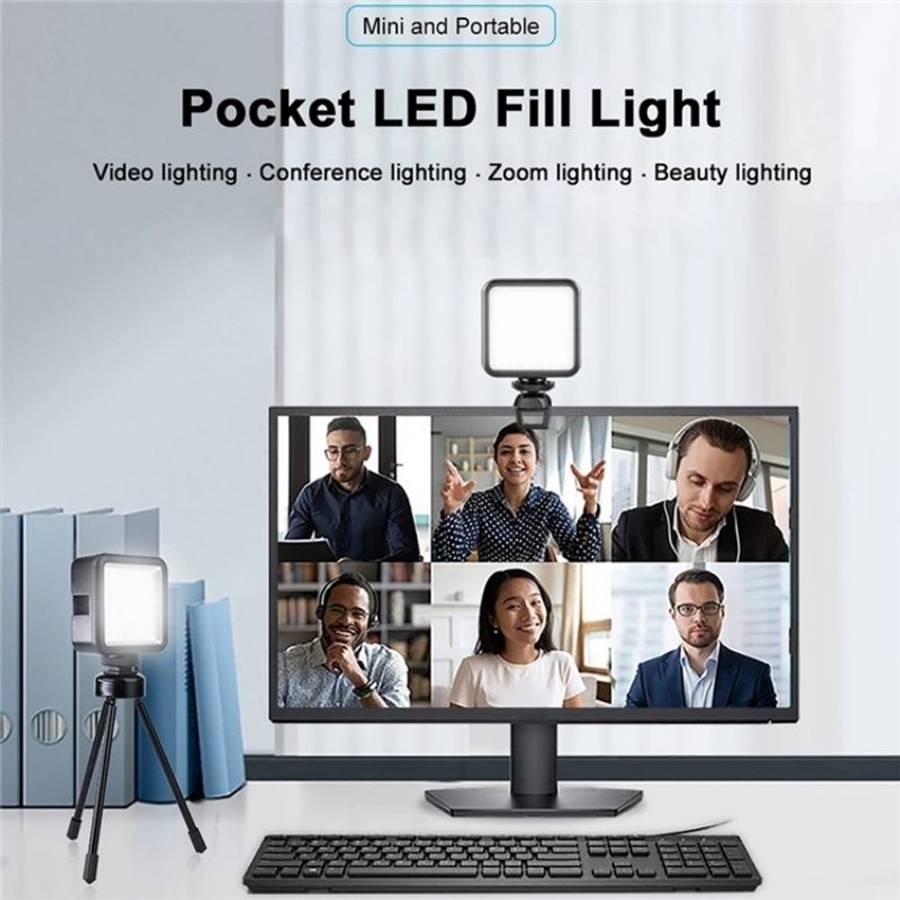 VLOGLITE W49 Photography Cell Phone Live Streaming Beauty Lights Mini Fill Light LED Camera Light