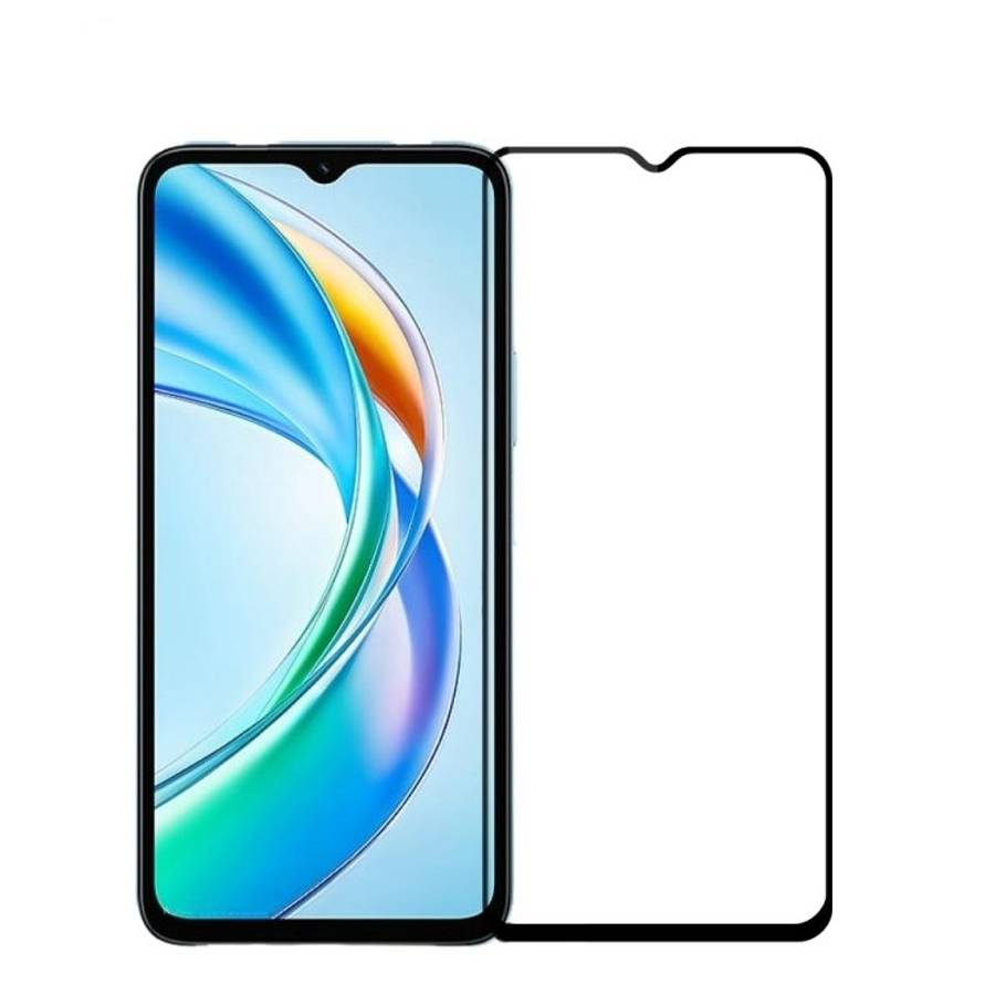 For Honor X5b / X5b Plus MOFI 9H 2.5D Full Screen Tempered Glass Film(Black)