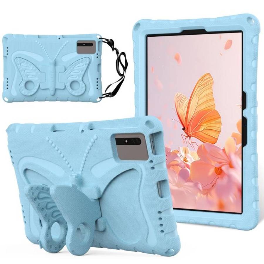 For Xiaomi Redmi Pad 2 /SE 11 2025 Butterfly Bracket EVA Shockproof Tablet Case(Light Blue)