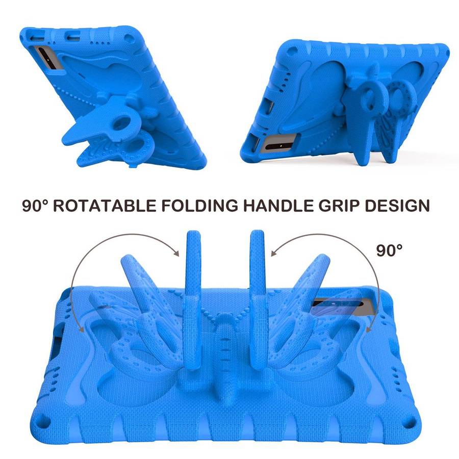 For Xiaomi Redmi Pad 2 /SE 11 2025 Butterfly Bracket EVA Shockproof Tablet Case(Blue)