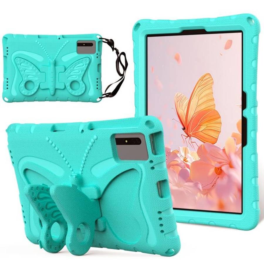 For Xiaomi Redmi Pad 2 /SE 11 2025 Butterfly Bracket EVA Shockproof Tablet Case(Mint Green)