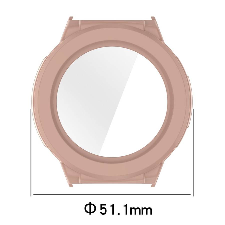 For Mibro Watch GS Pro Tempered Film Integrated PC Watch Protective Case(Cherry Pink)