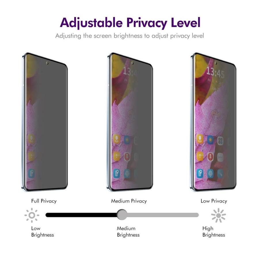 For Redmi Note 14 Pro+ / Note 13 Pro+ ENKAY Hat-Prince Heat Bending Privacy Screen Tempered Glass