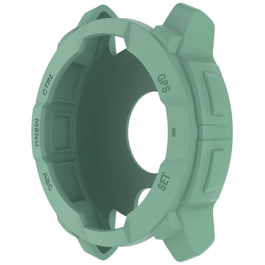 For Garmin Instinct 3 AMOLED / Solar 50mm Silicone Watch Protective Case(Forest Green)