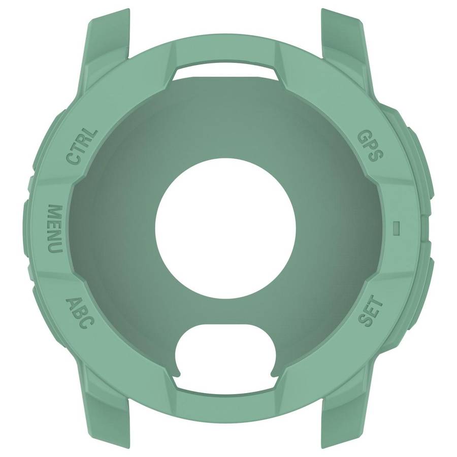 For Garmin Instinct 3 AMOLED / Solar 50mm Silicone Watch Protective Case(Forest Green)