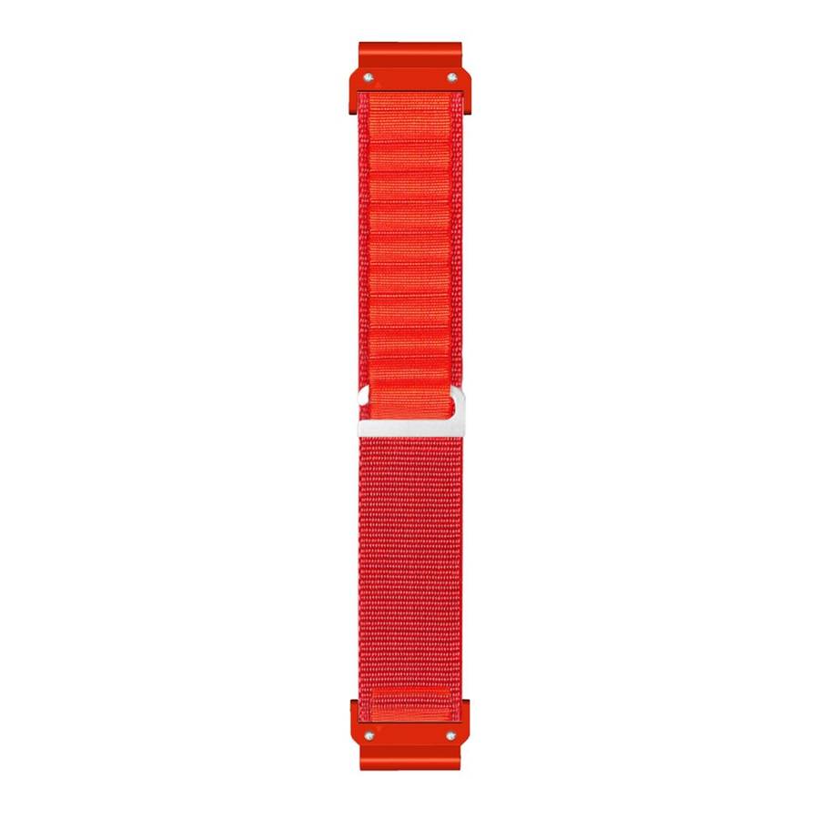 For Gamin 26mm Quick Release Nylon Watch Band(Red)