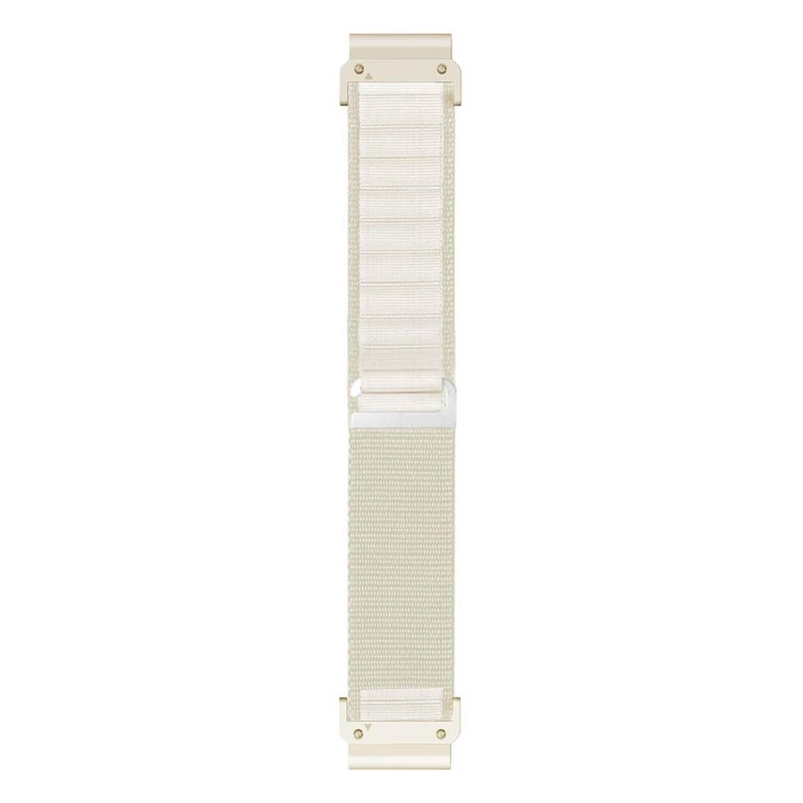For Gamin 26mm Quick Release Nylon Watch Band(Vintage White)