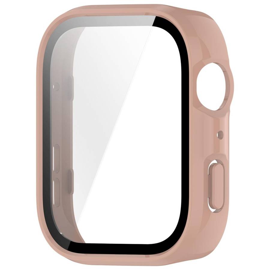 For Huawei Watch Fit 4 Pro Tempered Film Integrated PC Watch Protective Case(Cherry Pink)