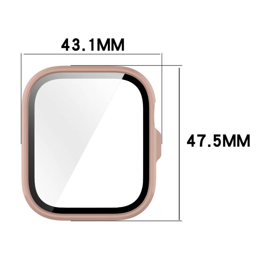 For Huawei Watch Fit 4 Pro Tempered Film Integrated PC Watch Protective Case(Cherry Pink)